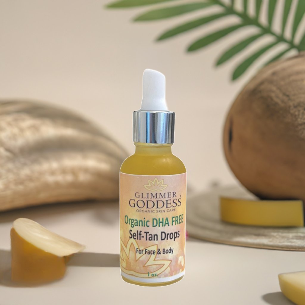 Organic DHA FREE Tanning Drops for Face & Body 1 oz. - GNS Beauty & Personal Care