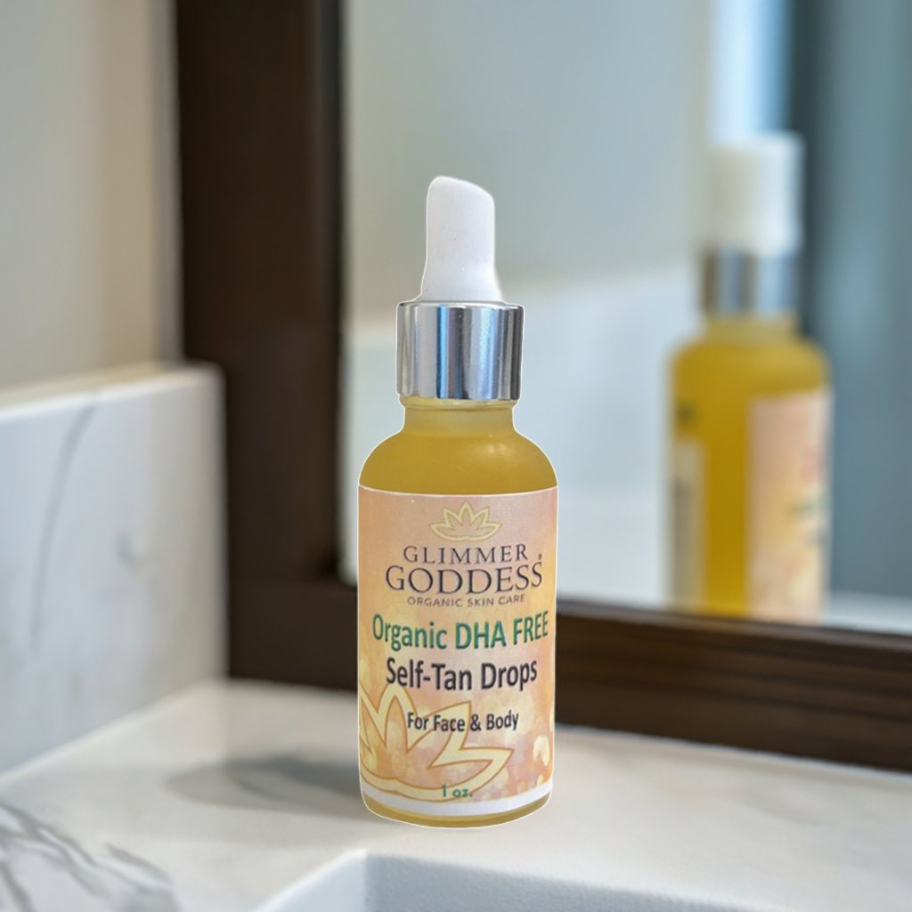 Organic DHA FREE Tanning Drops for Face & Body 1 oz. - GNS Beauty & Personal Care