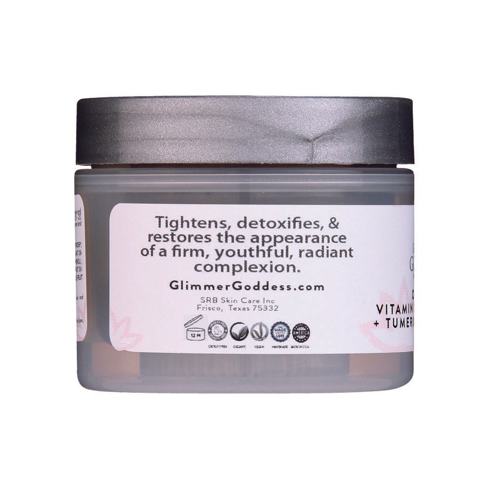 Organic Glow Up Tumeric Vitamin C & E Brightening Face Mask - 2 oz. - GNS Beauty & Personal Care
