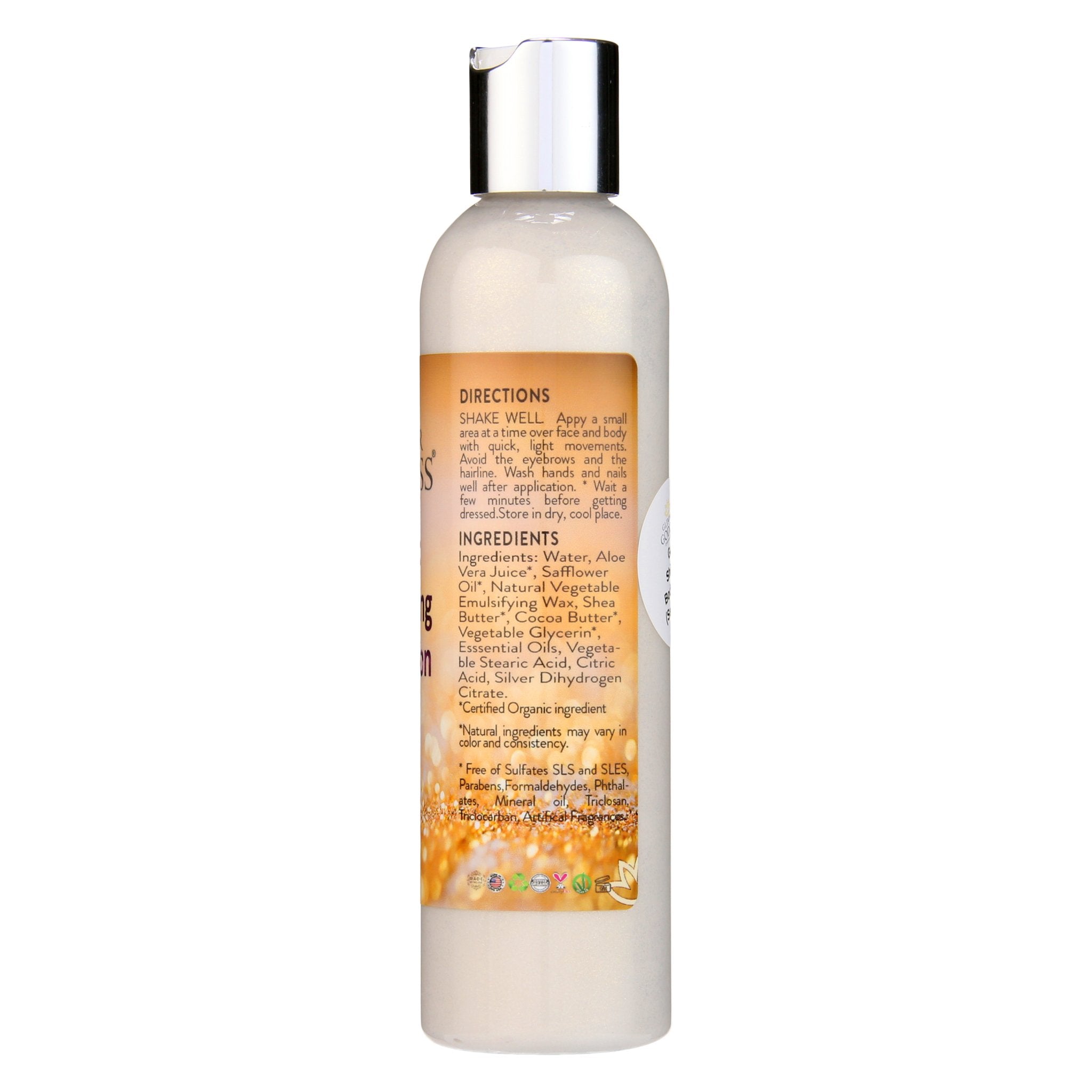 Organic Gold Shimmer Body Lotion - GNS Beauty & Personal Care