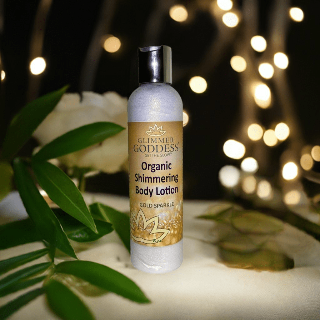 Organic Gold Shimmer Body Lotion - Glow Naturally - GNS Beauty & Personal Care
