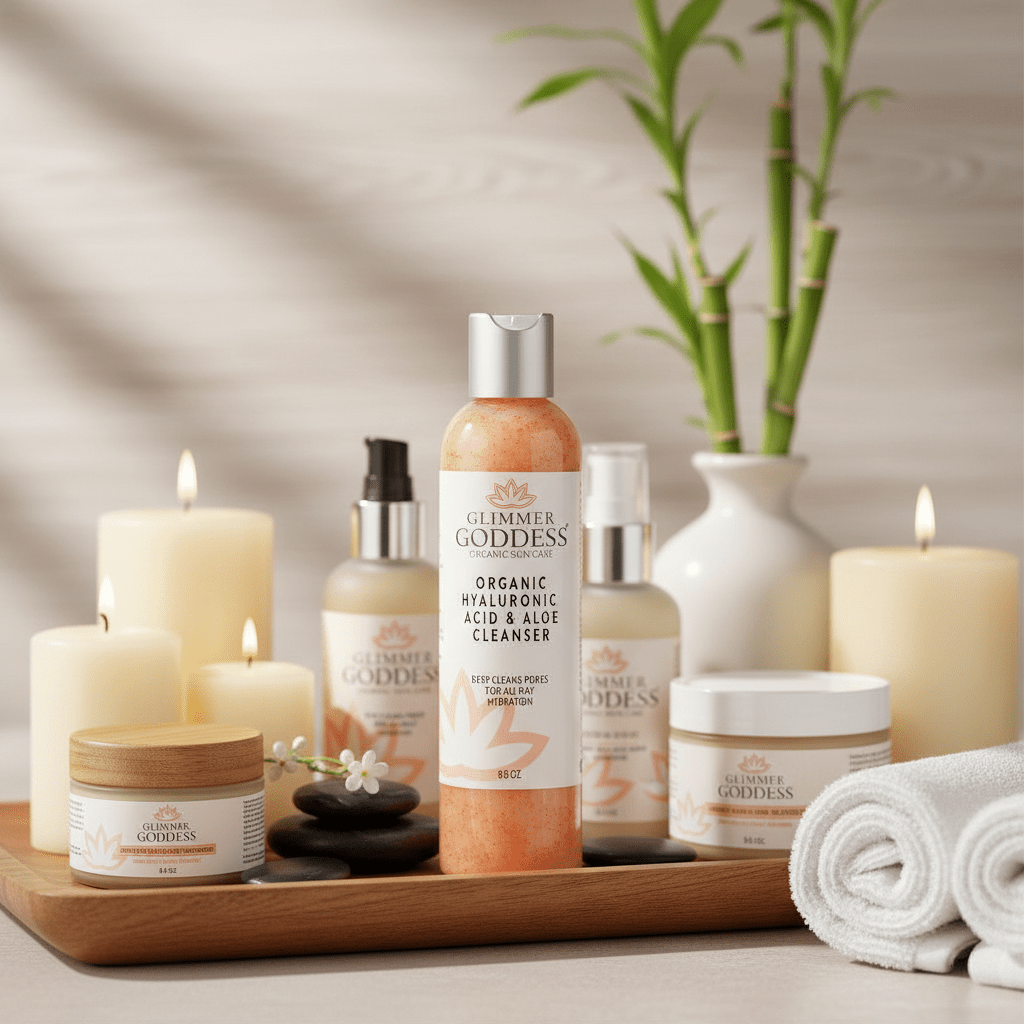 Organic Hyaluronic Acid Cleanser with Aloe & Jojoba by Glimmer Goddess - GNS Beauty & Personal Care