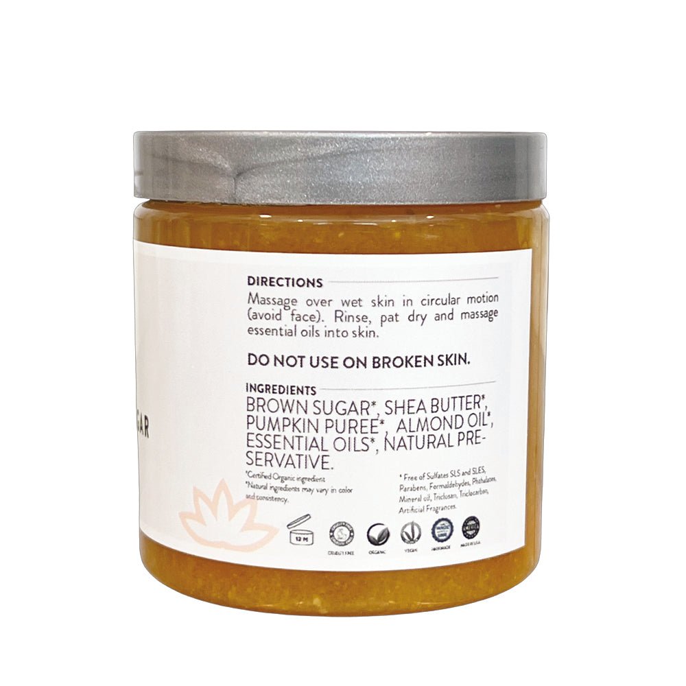 Organic Pumpkin Shea Sugar Body Scrub - GNS Beauty & Personal Care