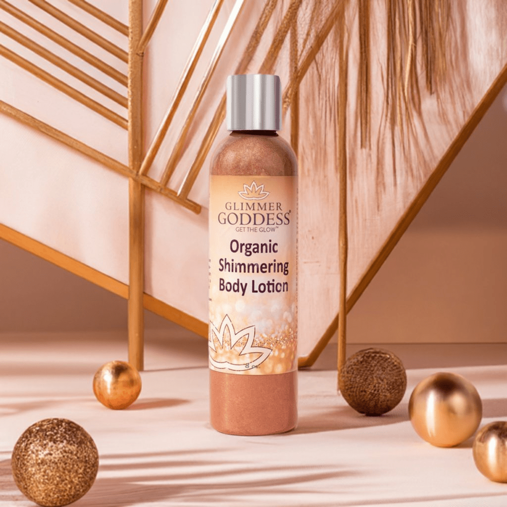 Organic Shimmer Body Lotion with Bronze Glow - GNS Beauty & Personal Care