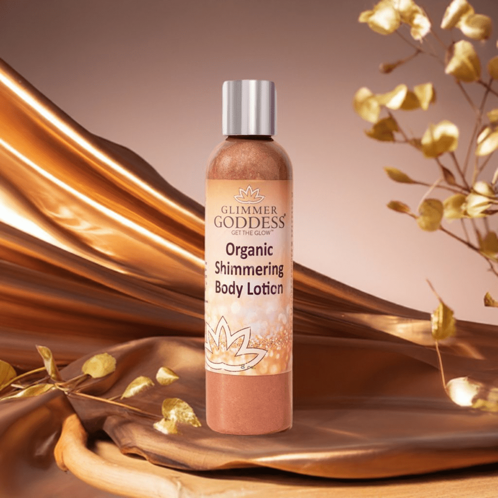 Organic Shimmer Body Lotion with Bronze Glow - GNS Beauty & Personal Care