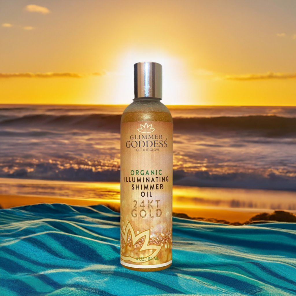 Organic Shimmer Oil - Illuminating Radiant Glow & Hydration - GNS Beauty & Personal Care