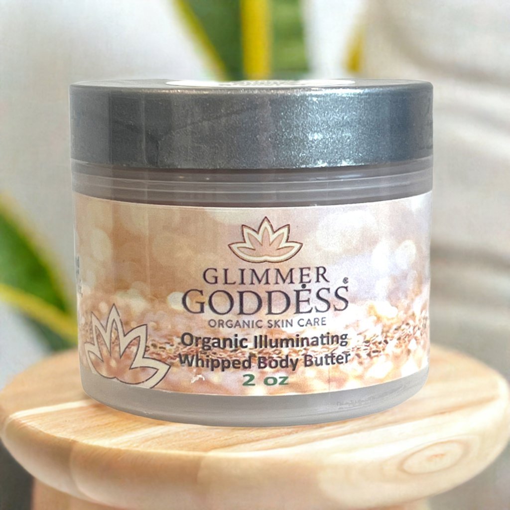 Organic Shimmering Whipped Body Butter 2 oz. Travel Size - GNS Beauty & Personal Care