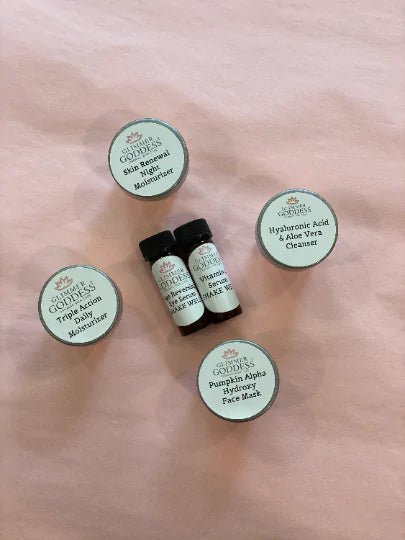 Organic Skincare Trial Set - Top 5 Essentials + Bonus Face Mask - GNS Beauty & Personal Care