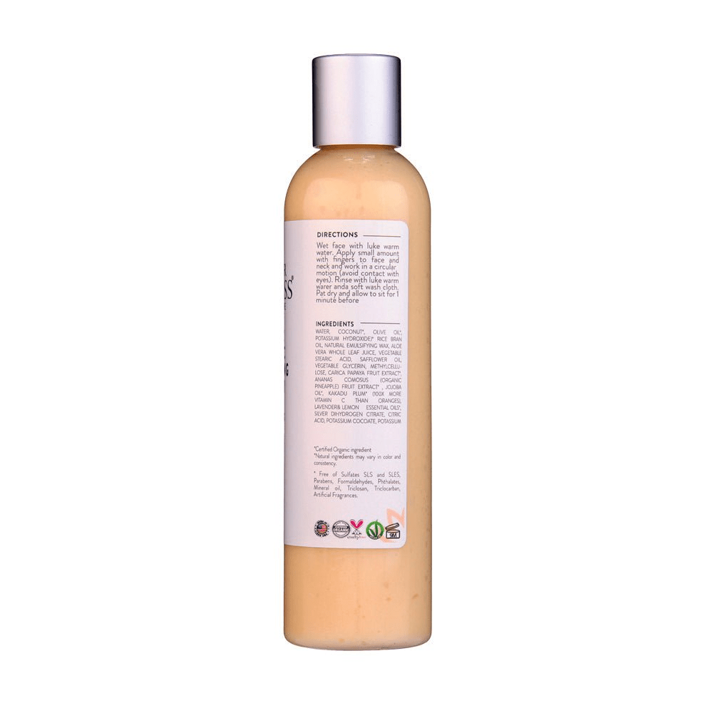 Organic Vitamin C Face Cleanser - Brightening & Hydrating (8 oz.) - GNS Beauty & Personal Care