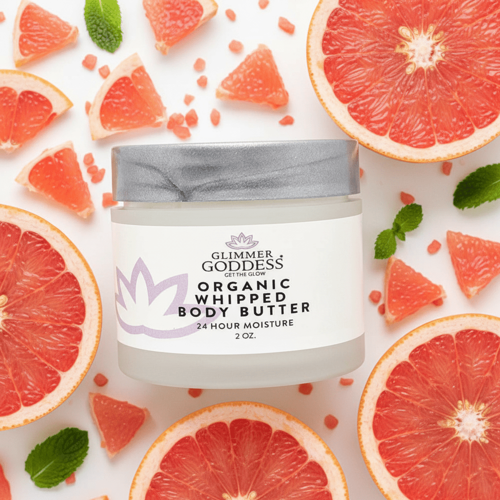 Organic Whipped Shea Body Butter - Compact Travel Size 2 oz - GNS Beauty & Personal Care