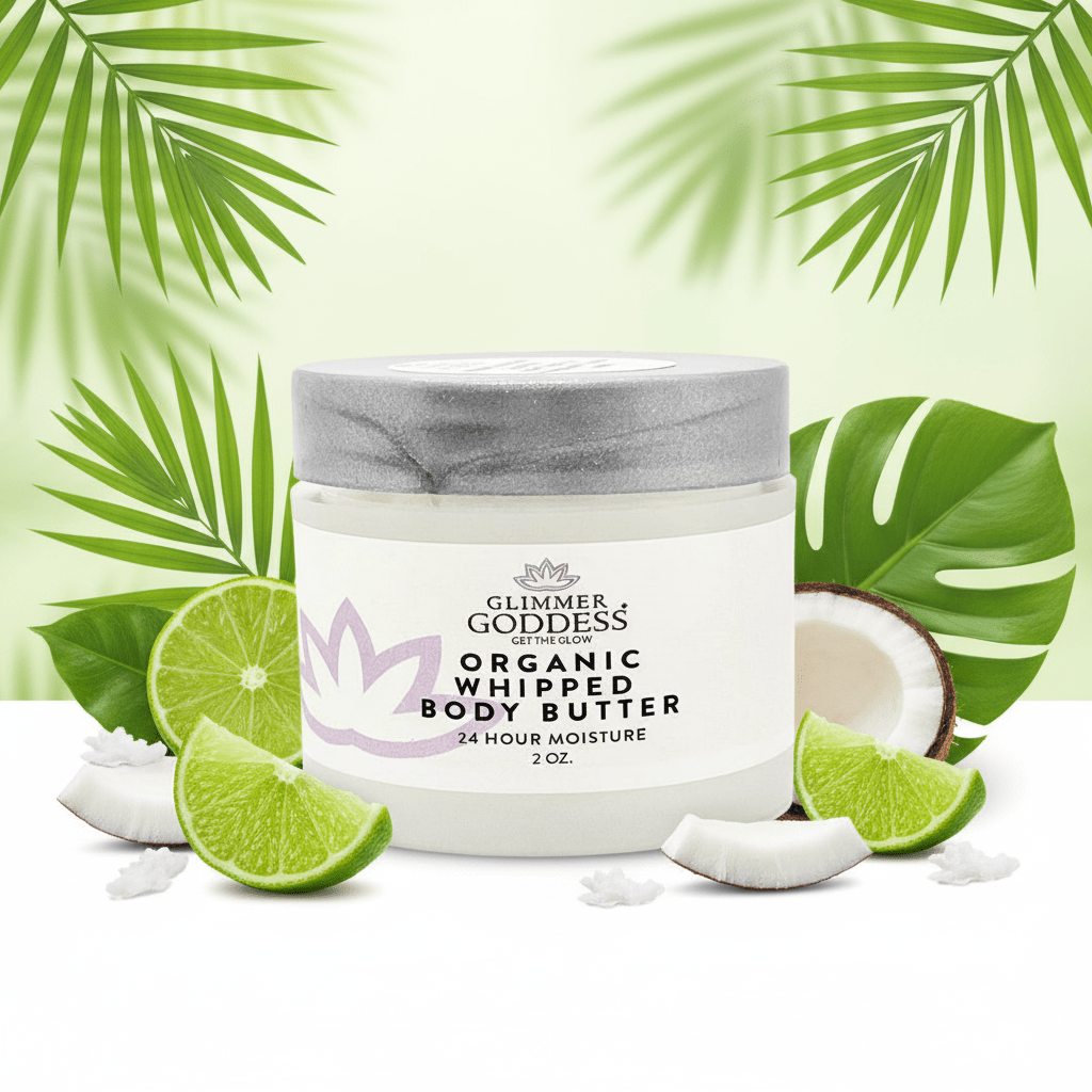 Organic Whipped Shea Body Butter - Compact Travel Size 2 oz - GNS Beauty & Personal Care