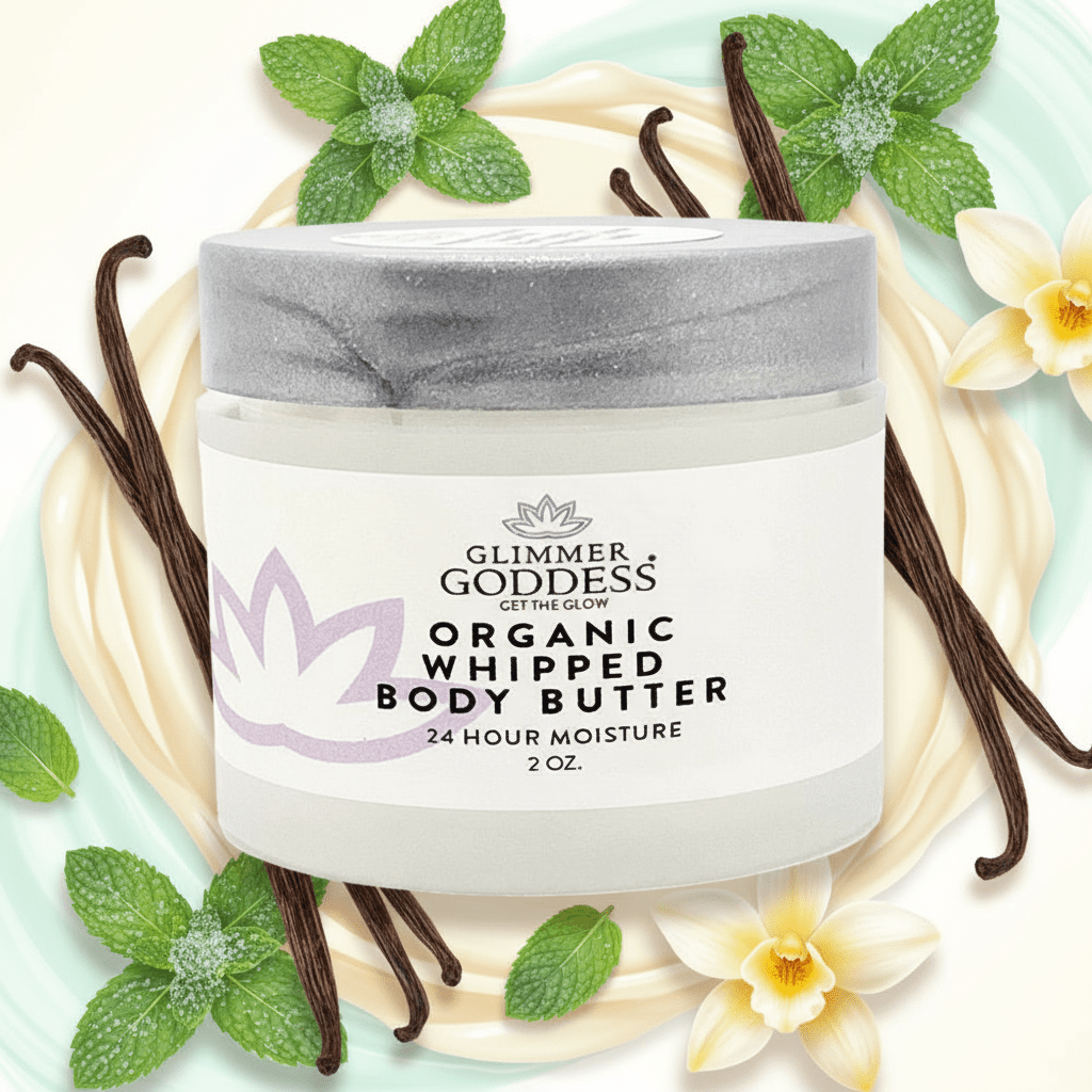 Organic Whipped Shea Body Butter - Compact Travel Size 2 oz - GNS Beauty & Personal Care