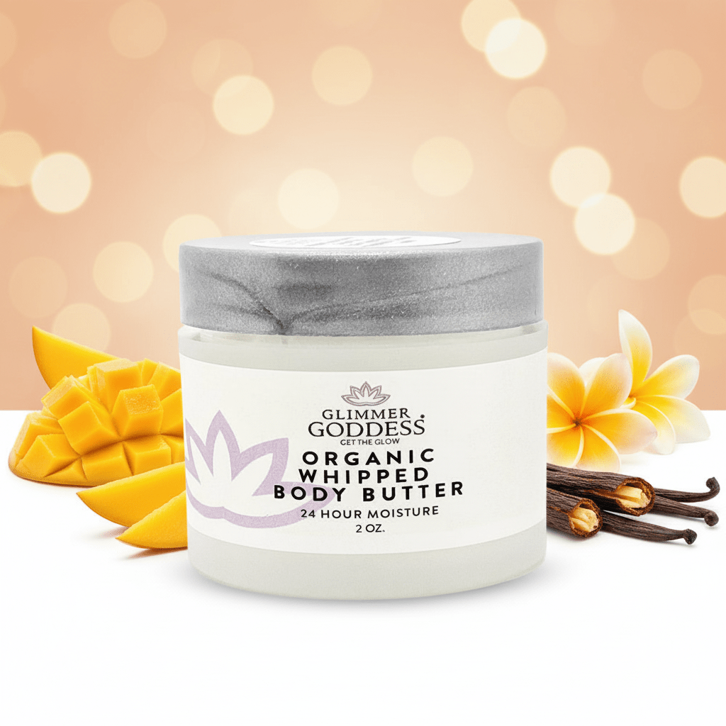 Organic Whipped Shea Body Butter - Compact Travel Size 2 oz - GNS Beauty & Personal Care