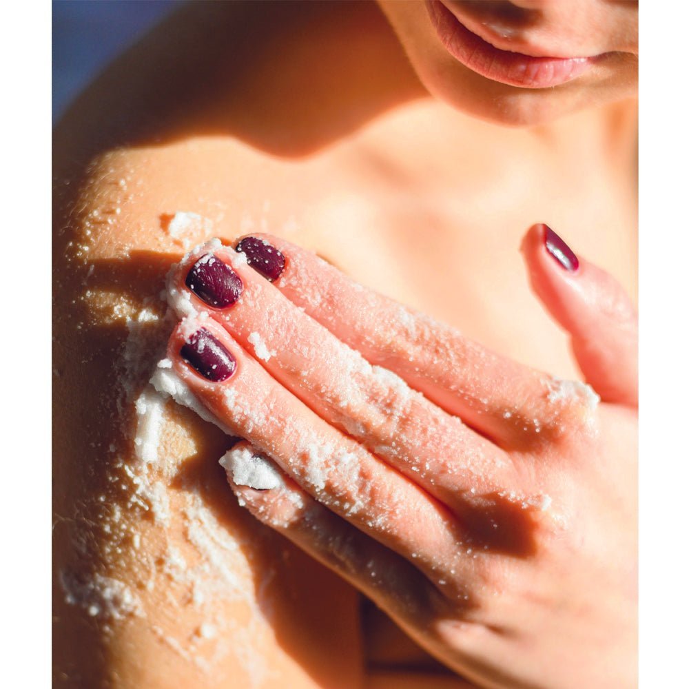 Organic Whipped Sugar Fondant Exfoliating Body Scrub - Crepey Skin Treatment - GNS Beauty & Personal Care