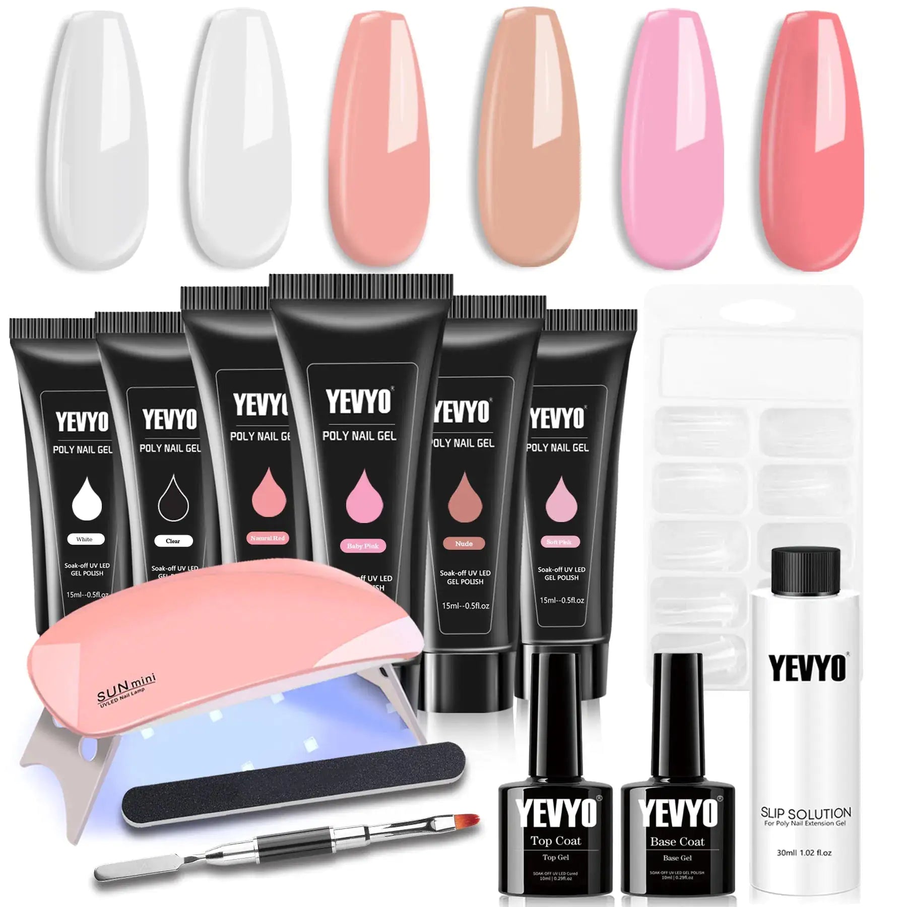 Poly Gel Nail Kit – Beginner - Friendly, Salon - Quality Nails at Home - GNS Beauty & Personal Care