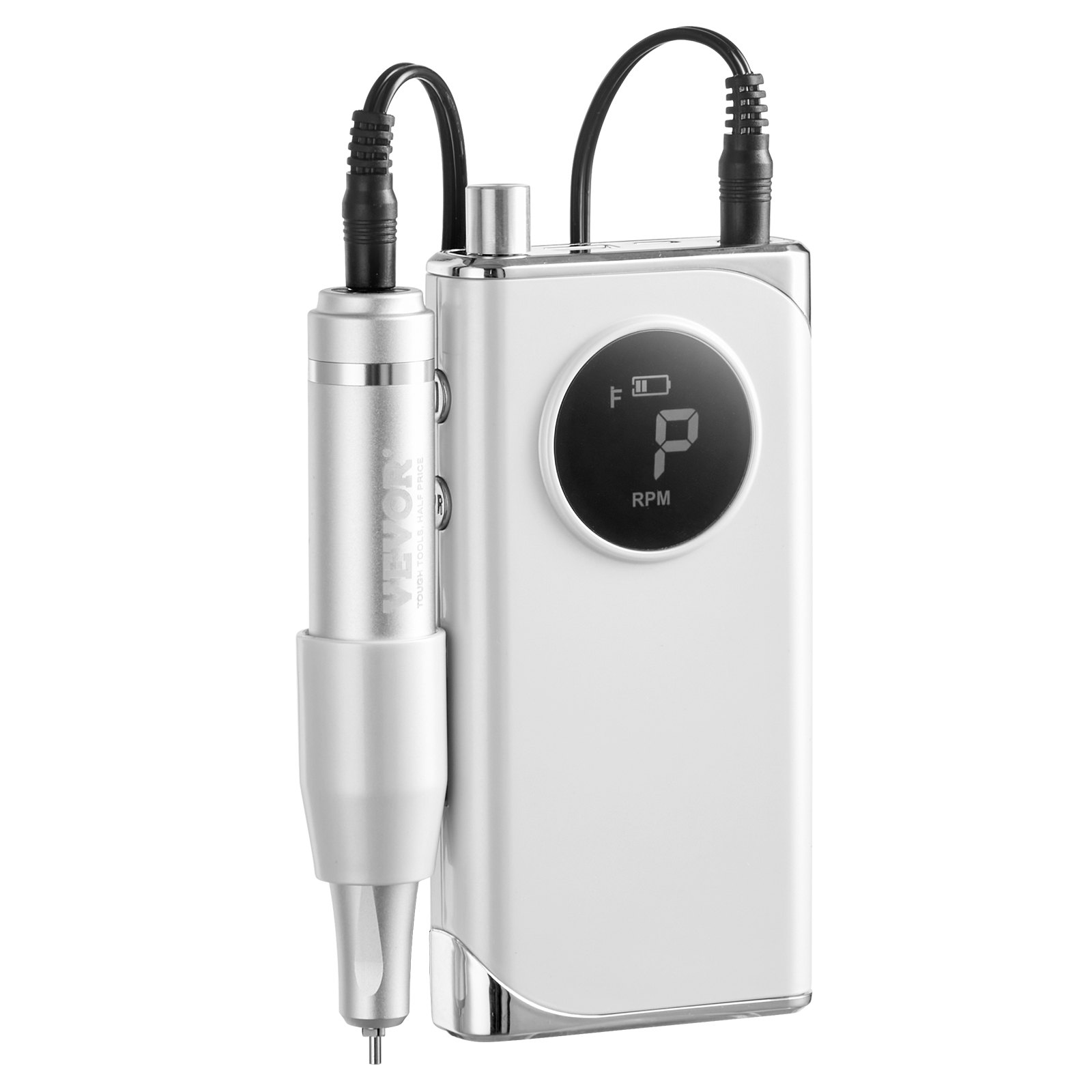 Portable Nail Drill 40000RPM | Cordless Rechargeable with LCD Display & 6 Bits - GNS Beauty & Personal Care