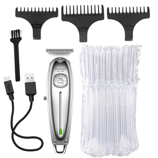 Precision Mens Lithium Beard Trimmer with Adjustable Blades - GNS Beauty & Personal Care