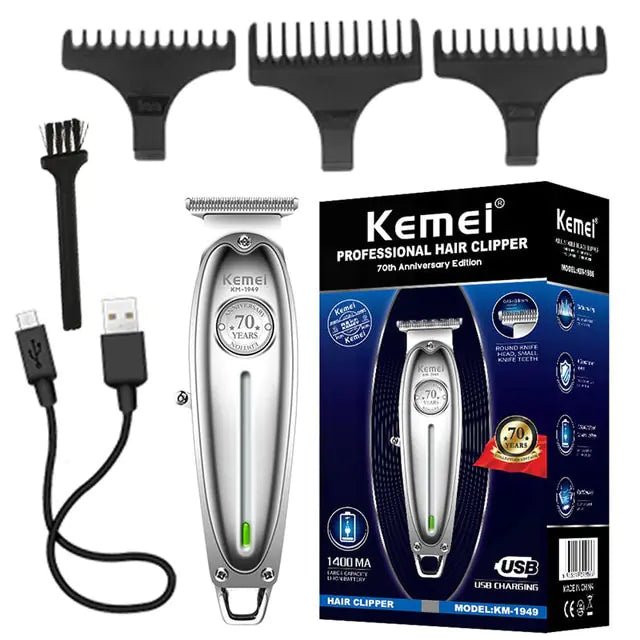 Precision Mens Lithium Beard Trimmer with Adjustable Blades - GNS Beauty & Personal Care