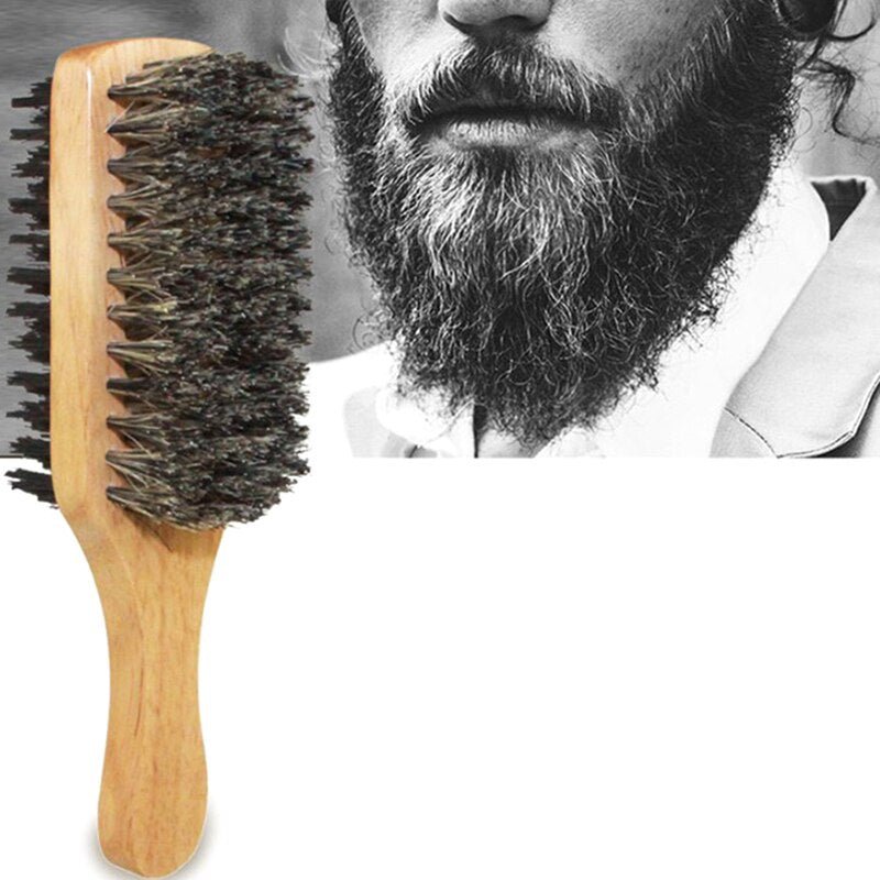 Premium Boar Bristle Beard Brush - Perfect for All Beard Types - GNS Beauty & Personal Care