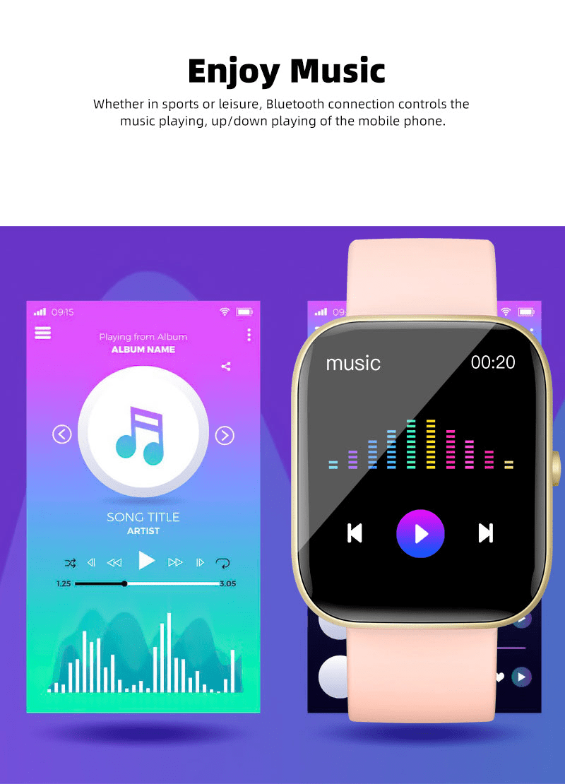 PRO FIT SOLO New Light Weight Health And Fitness Watch - GNS Beauty & Personal Care