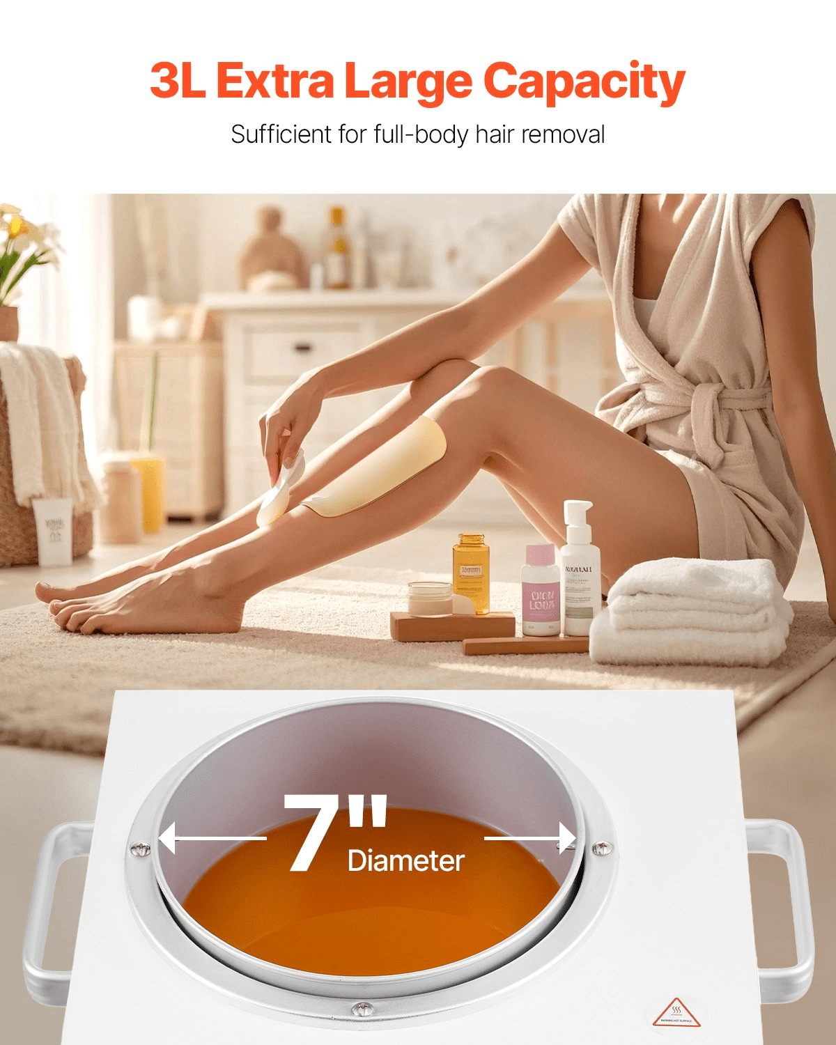 Professional Wax Warmer – 3L High Capacity, Even Heating - GNS Beauty & Personal Care