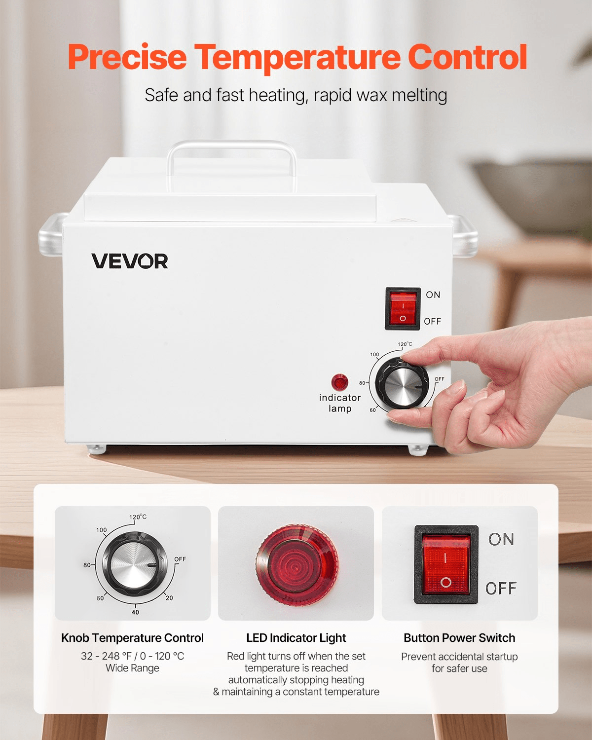 Professional Wax Warmer – 3L High Capacity, Even Heating - GNS Beauty & Personal Care