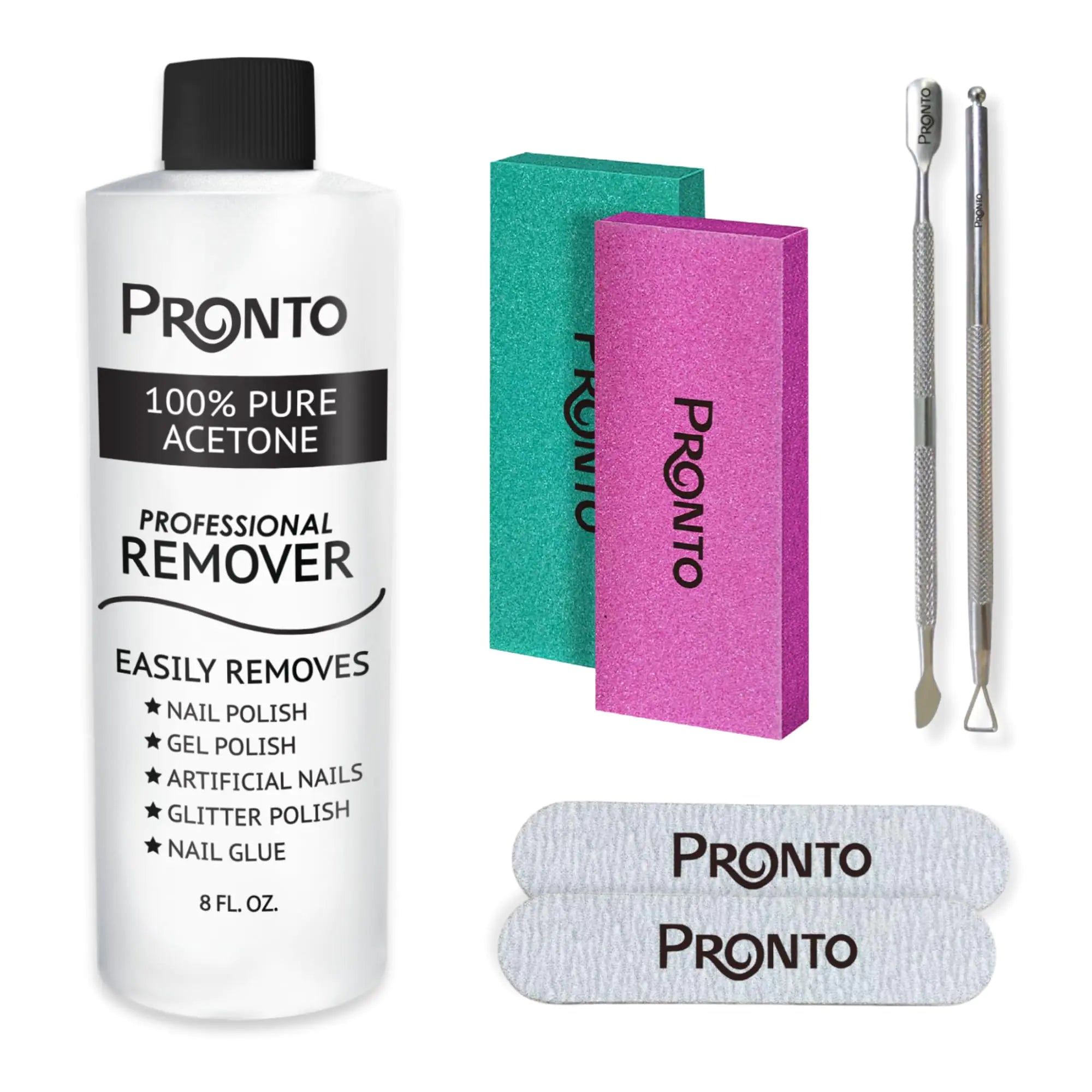 Pronto Acetone Nail Polish Remover Kit – Fast, Professional & Hassle - Free - GNS Beauty & Personal Care