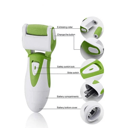 Roll On Sole Foot Spa - All - Natural Quartz Callus Remover & At - Home Pedicure Tool - GNS Beauty & Personal Care