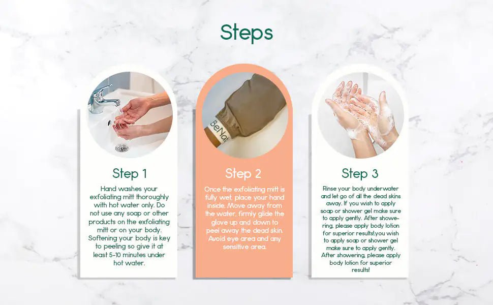 Silk Exfoliating Bath Gloves – Detox, Polish & Glow Naturally - GNS Beauty & Personal Care