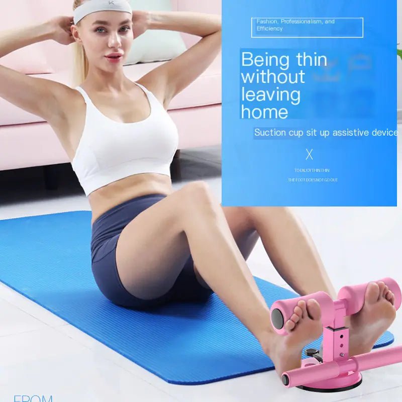 Sit - Up Assistant with Suction Cups - Portable Core Trainer for Indoor Workouts - GNS Beauty & Personal Care
