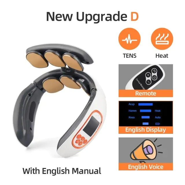 Smart Neck Massager with TENS & Voice Guidance - GNS Beauty & Personal Care