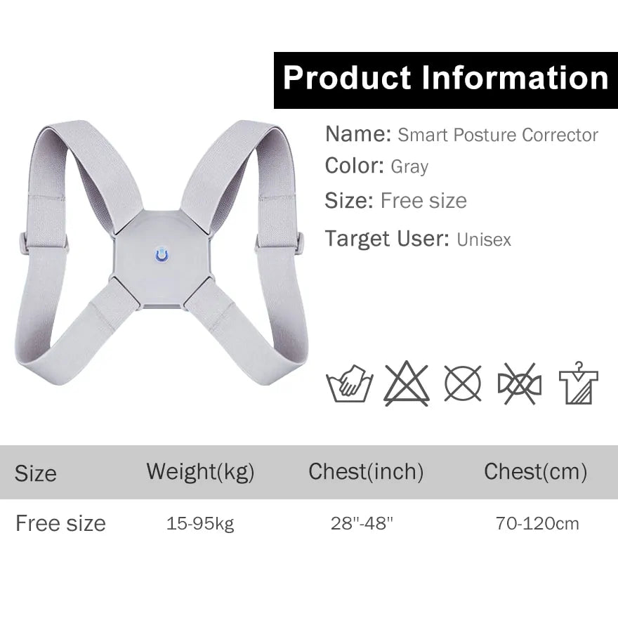 Smart Posture Correction Device for Spinal Alignment - GNS Beauty & Personal Care