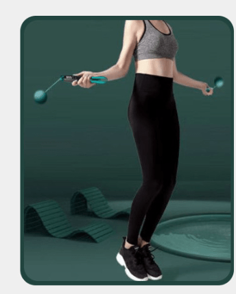 Smart Wireless Jump Rope with Weighted Ball & Counter - Electronic Fitness Rope - GNS Beauty & Personal Care