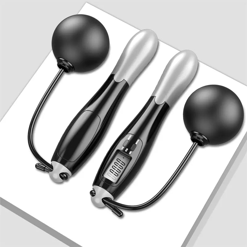 Smart Wireless Jump Rope with Weighted Ball & Counter - Electronic Fitness Rope - GNS Beauty & Personal Care
