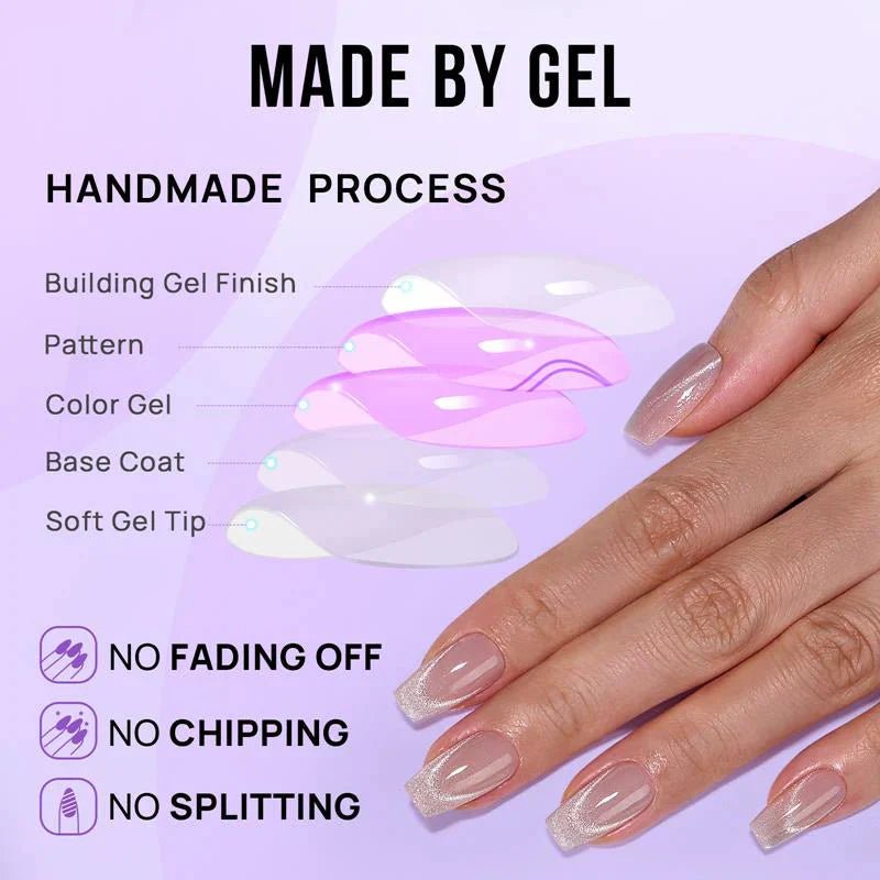Starlight Shimmer Coffin Nails - Press On Nails - GNS Beauty & Personal Care