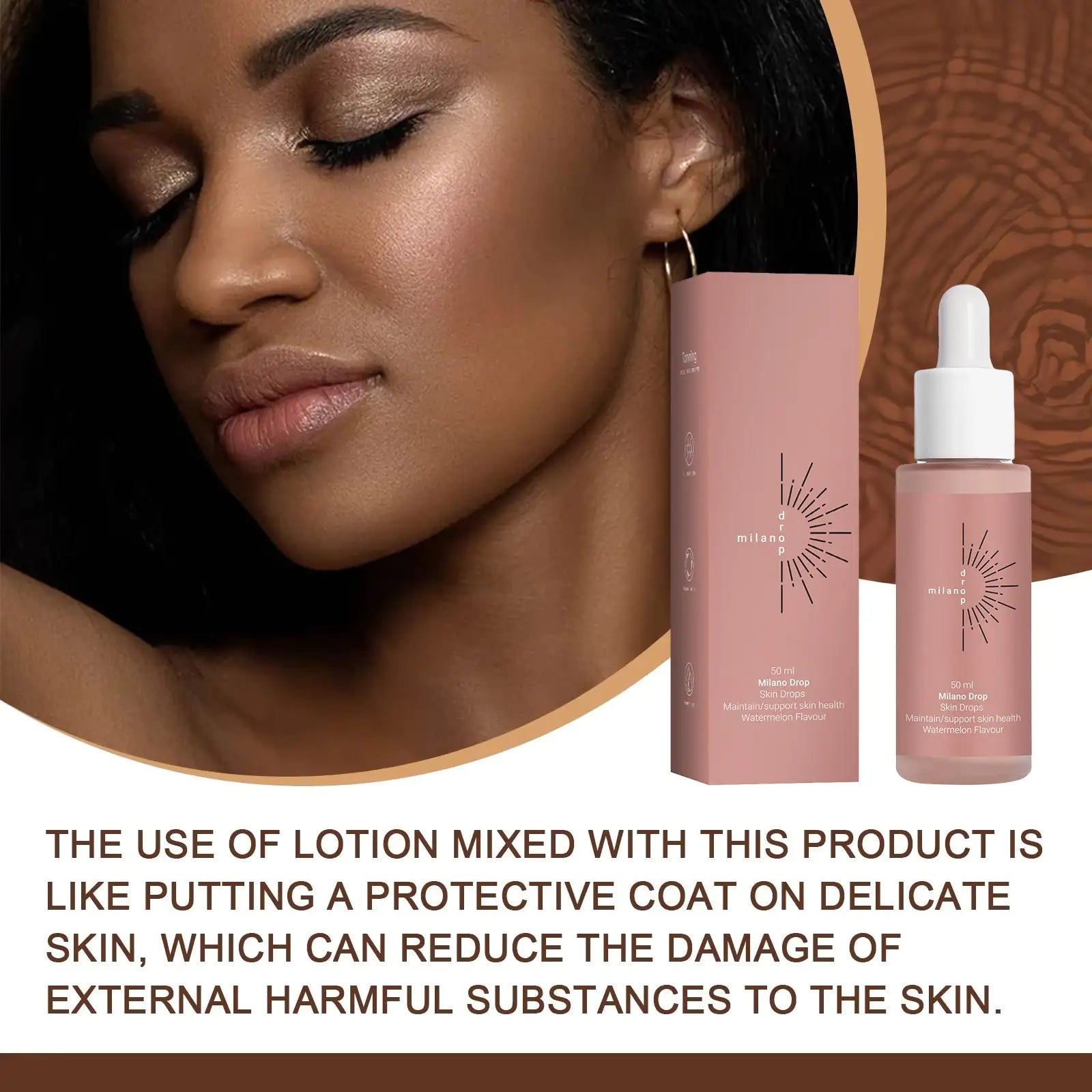 Tanning Face & Body Serum – Dark Bronzer & Fine Line Repair for a Natural Glow - GNS Beauty & Personal Care