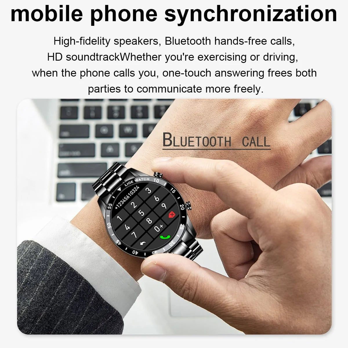 Track, Train, and Thrive: Waterproof Fitness Smartwatch - GNS Beauty & Personal Care