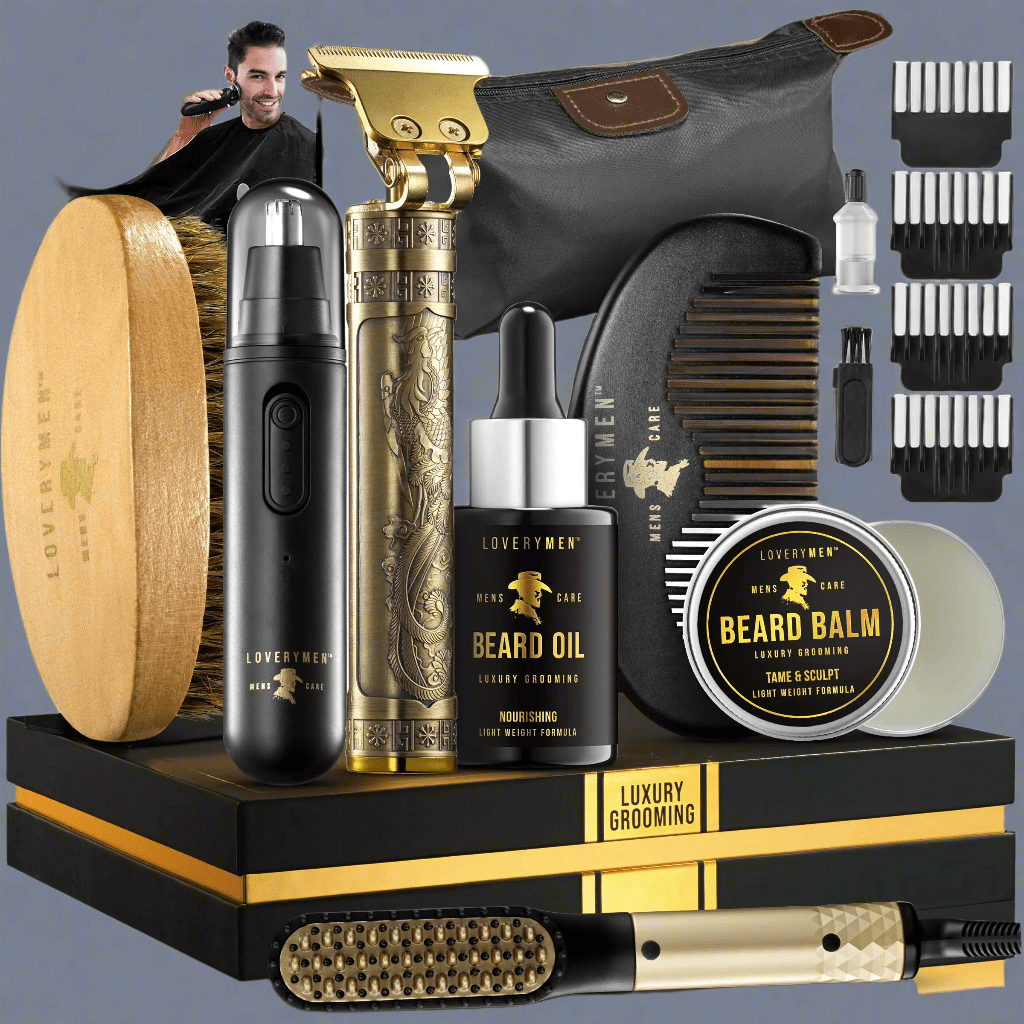 Ultimate Men’s Grooming Beard Kit – The 15 - Piece Luxury & Eco - Conscious Collection - GNS Beauty & Personal Care
