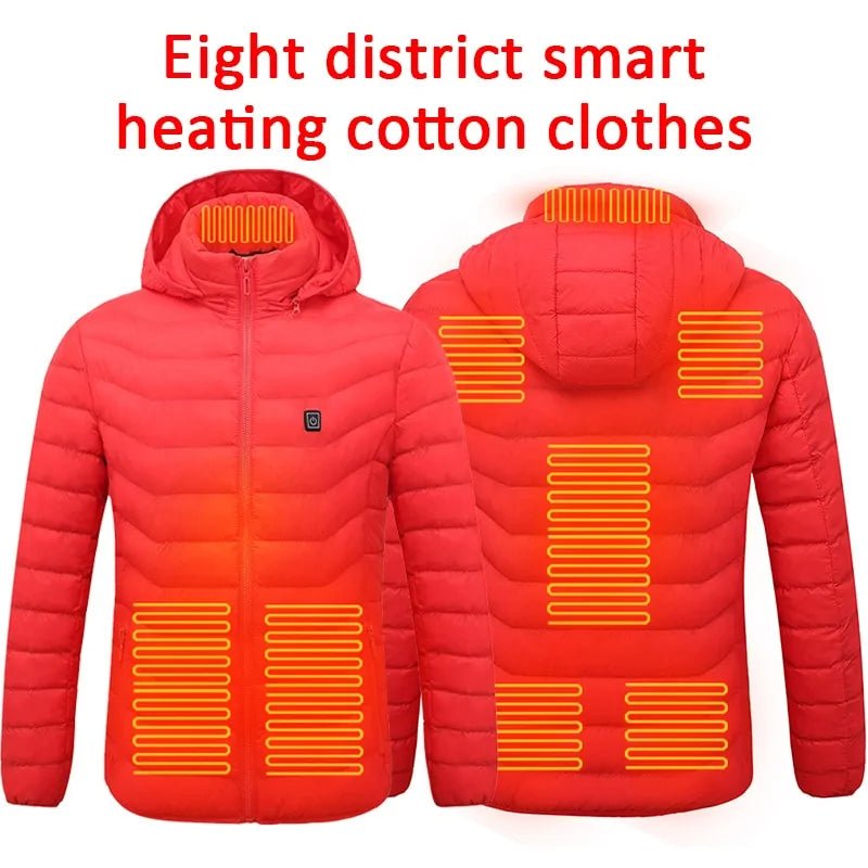 USB Heated Winter Jacket - Waterproof & Adjustable Heat - GNS Beauty & Personal Care