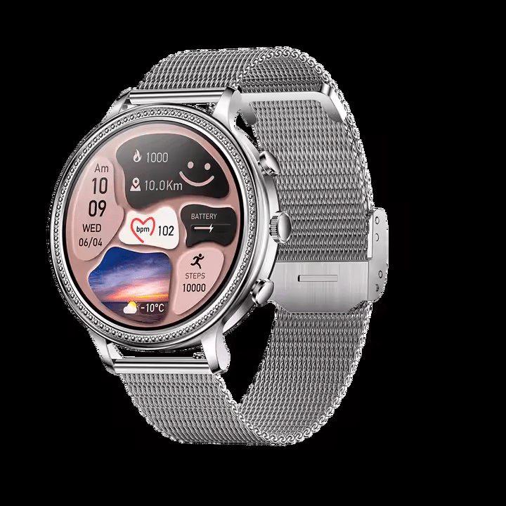 V60 Women's Smart Watch – Stylish & Feature - Packed Wellness Companion - GNS Beauty & Personal Care