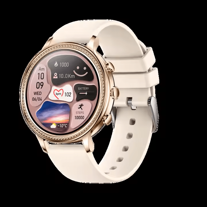 V60 Women's Smart Watch – Stylish & Feature - Packed Wellness Companion - GNS Beauty & Personal Care