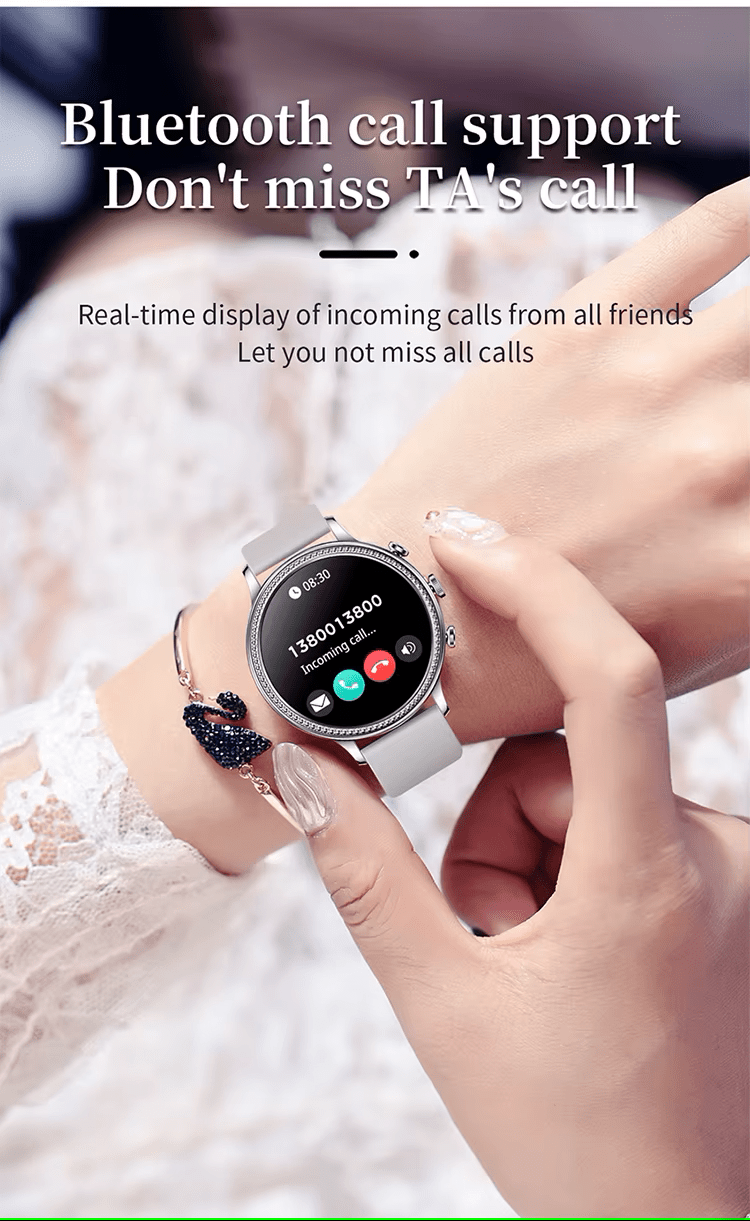 V60 Women's Smart Watch – Stylish & Feature - Packed Wellness Companion - GNS Beauty & Personal Care