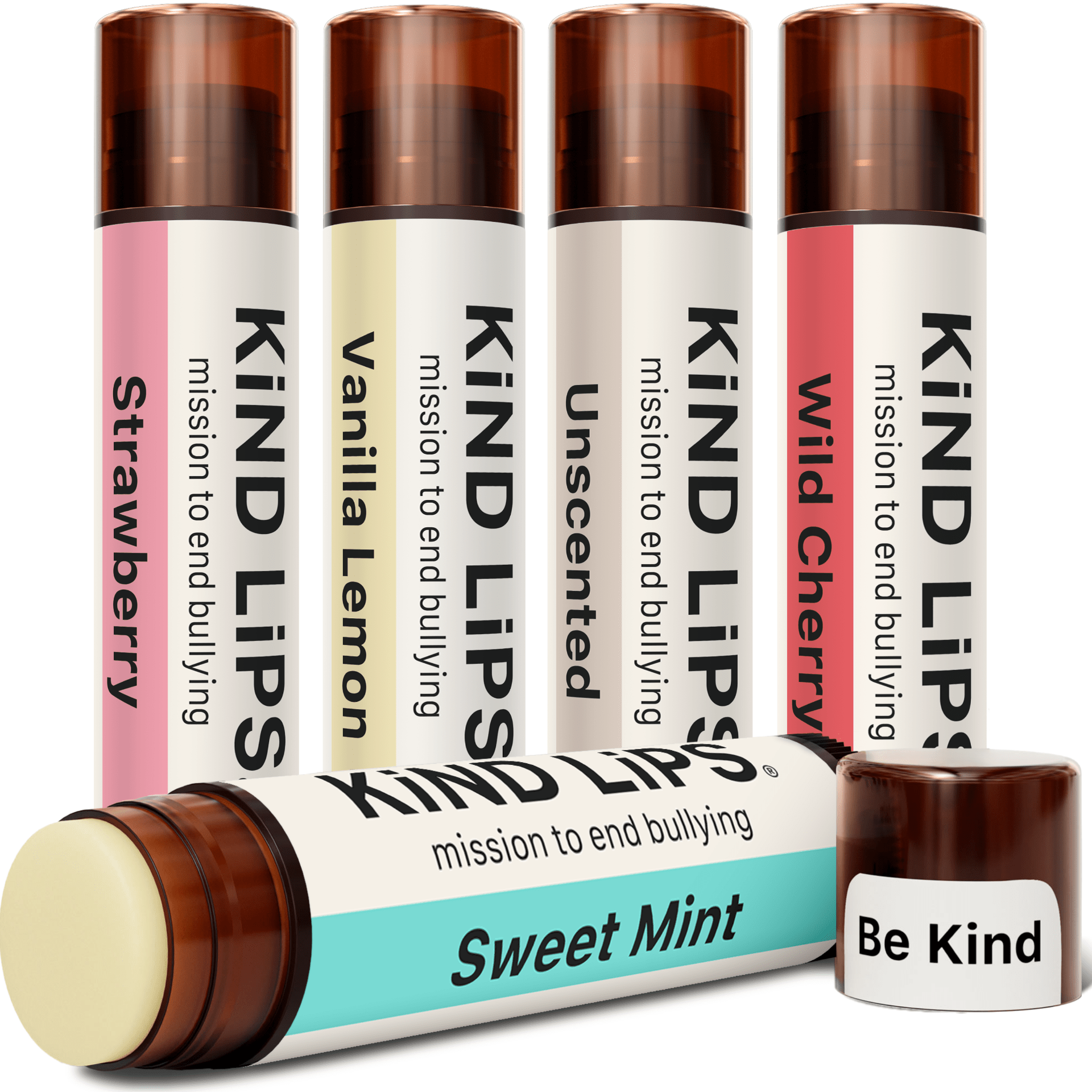 Variety Pack Organic Lip Balm - 5 Pack Box - GNS Beauty & Personal Care
