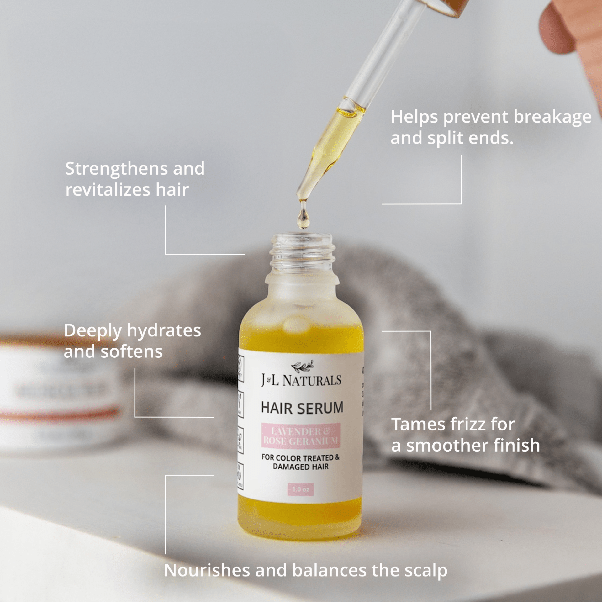 Vegan Hair Serum Bundle – Plant - Based Frizz Control (5 - Pack) - GNS Beauty & Personal Care