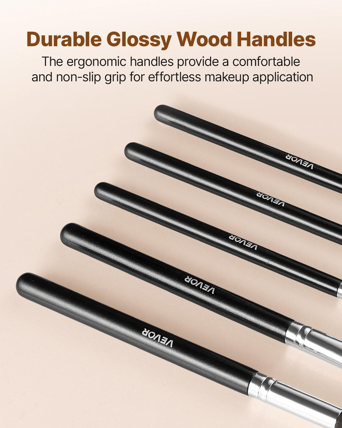 🖌️ VEVOR 15PCS Makeup Brush Set - GNS Beauty & Personal Care