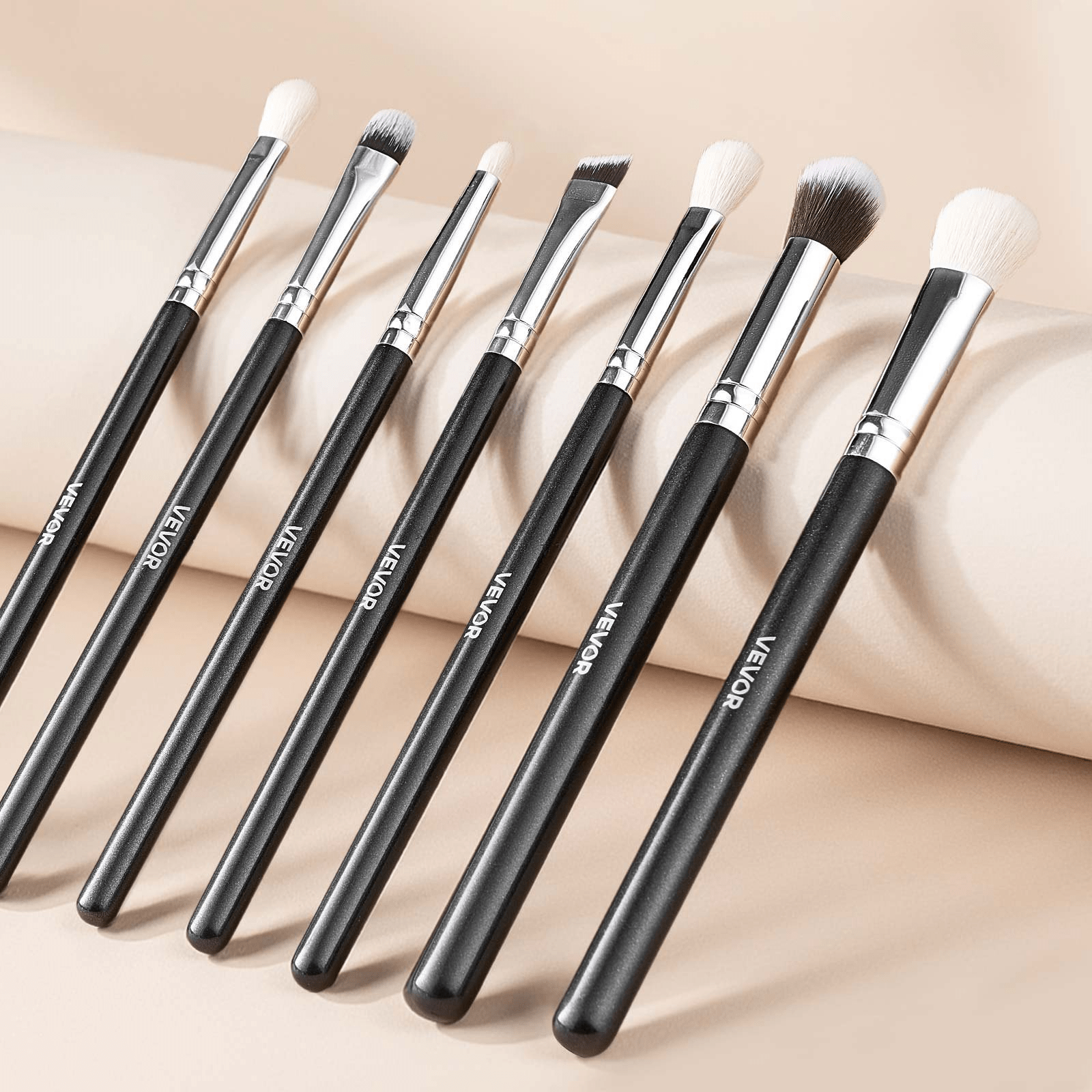 VEVOR 15PCS Makeup Brush Set for Foundation Blending Eyeshadow with Soft Bristle - GNS Beauty & Personal Care