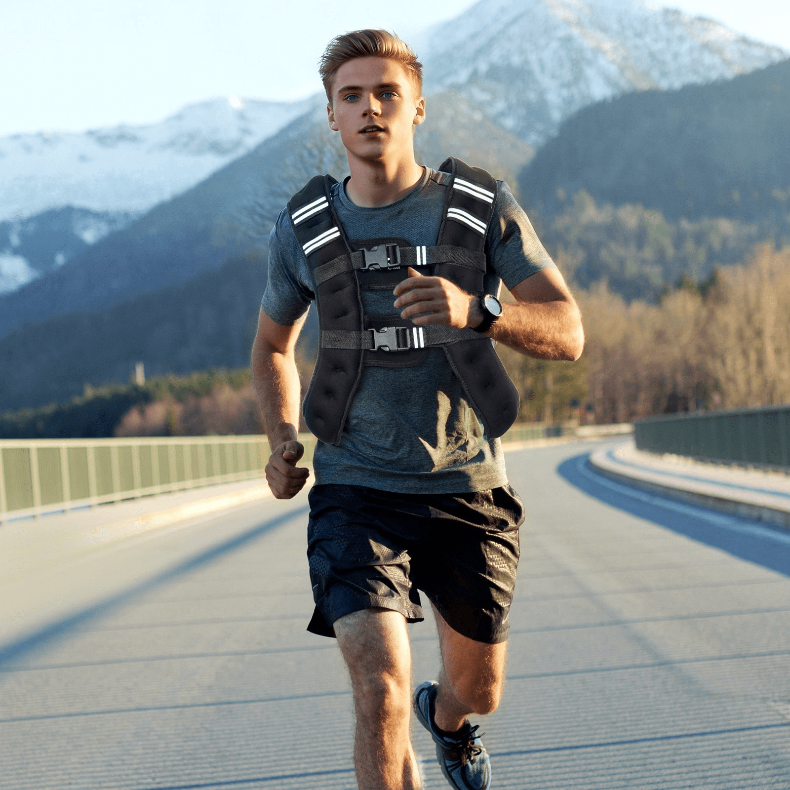 VEVOR 16lb Weighted Vest – Strength Training & Endurance Boost - GNS Beauty & Personal Care