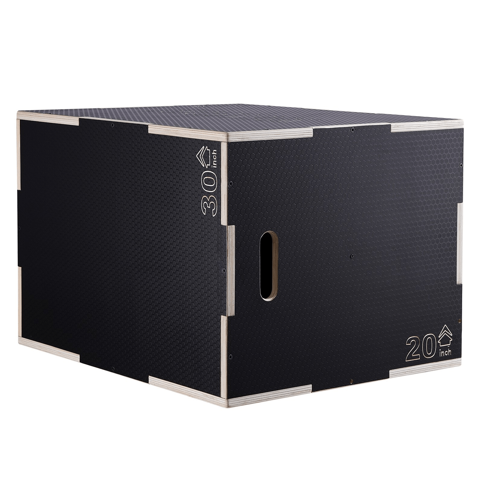 VEVOR 3 - in - 1 Wooden Plyometric Jump Box – Adjustable Training Platform for Strength & Conditioning - GNS Beauty & Personal Care