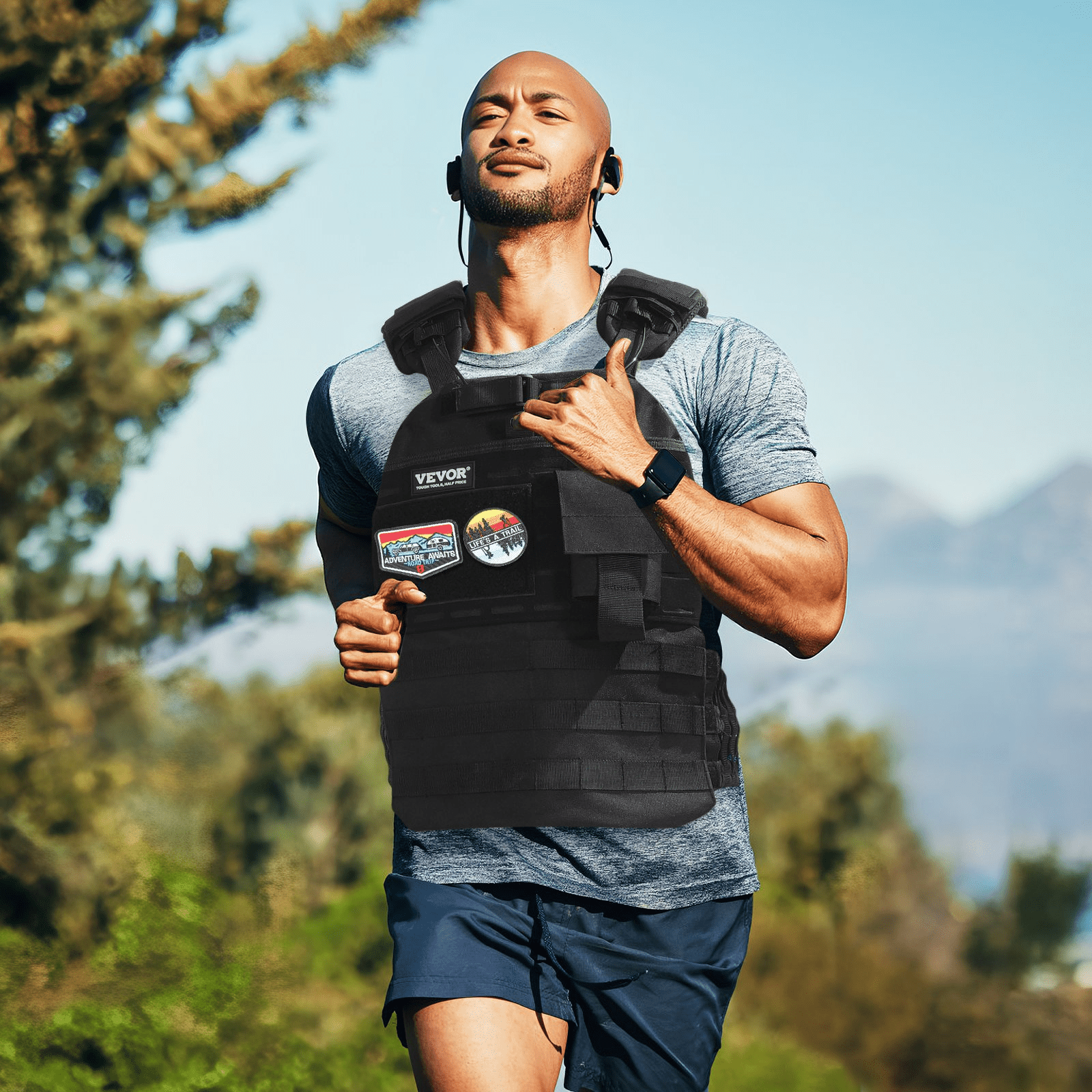 VEVOR 40lb Adjustable Weighted Vest for Men & Women | Strength Training & Running - GNS Beauty & Personal Care