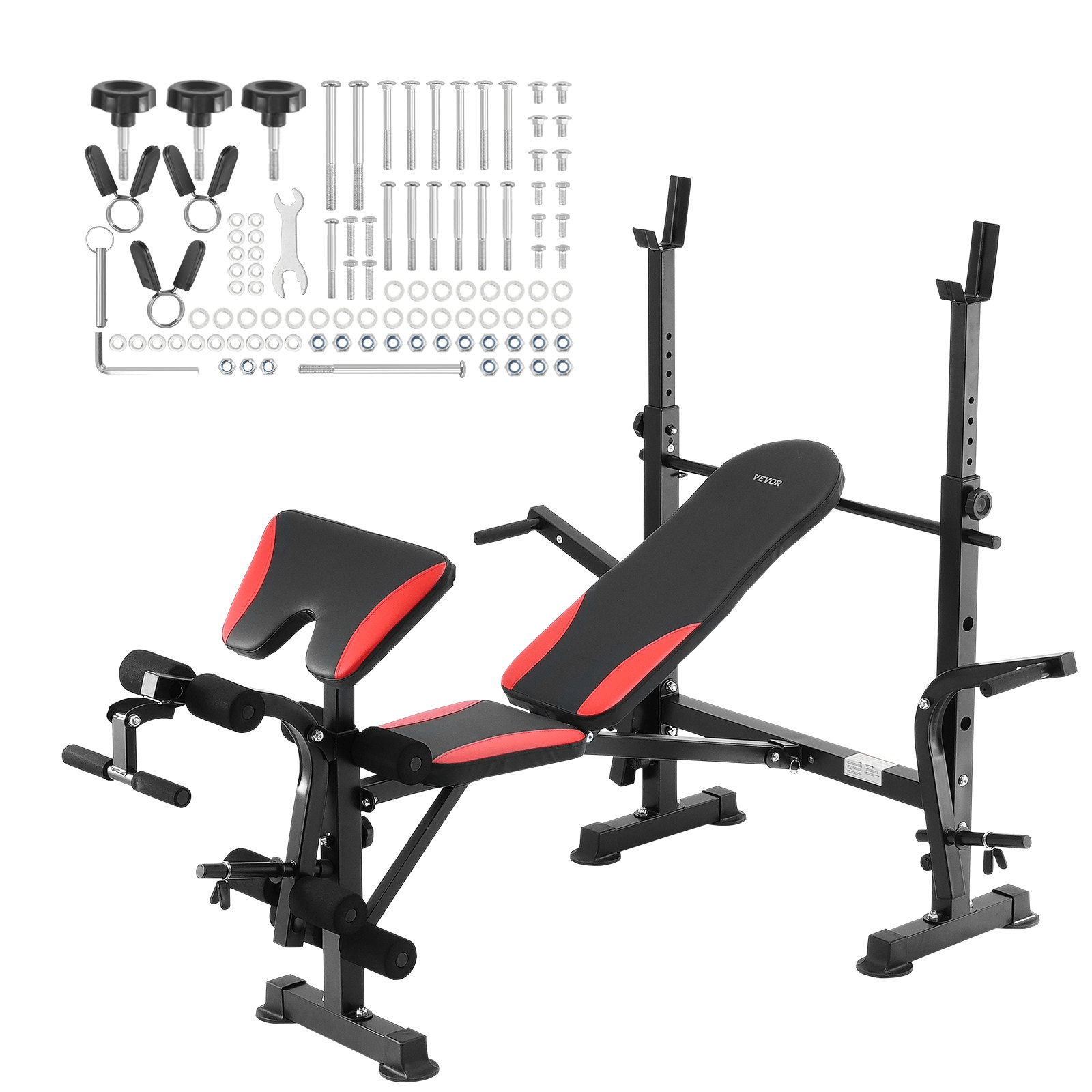 VEVOR Adjustable & Foldable Weight Bench - All - in - One Home Gym Sit - Up Bench - GNS Beauty & Personal Care